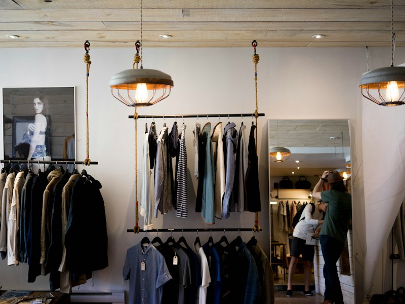 Fashion shop website sample