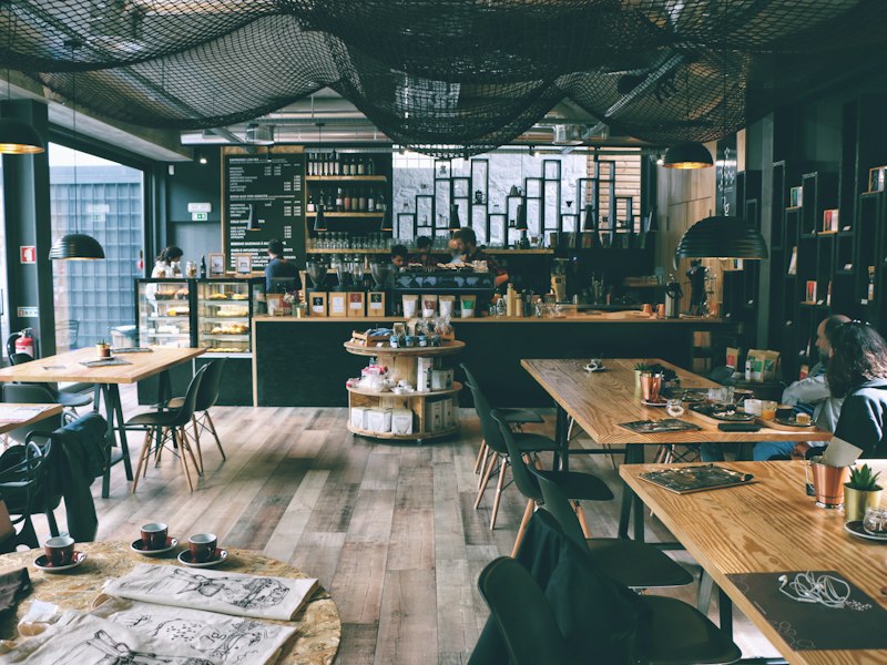 F&B shop website sample