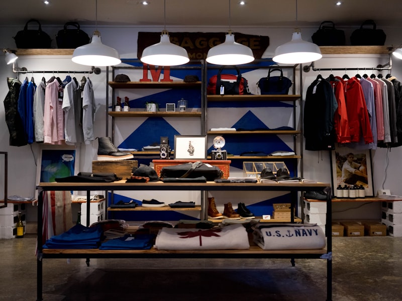 Offline retail store website sample